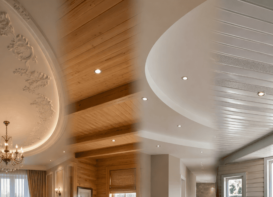 варіанти оздоблення стелі