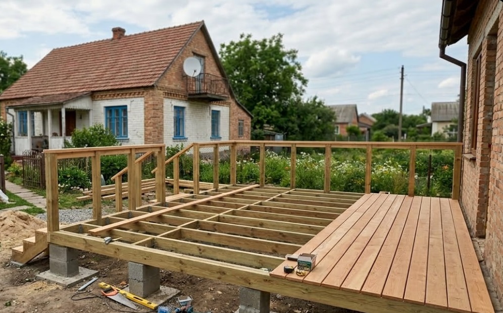 терраса своими руками