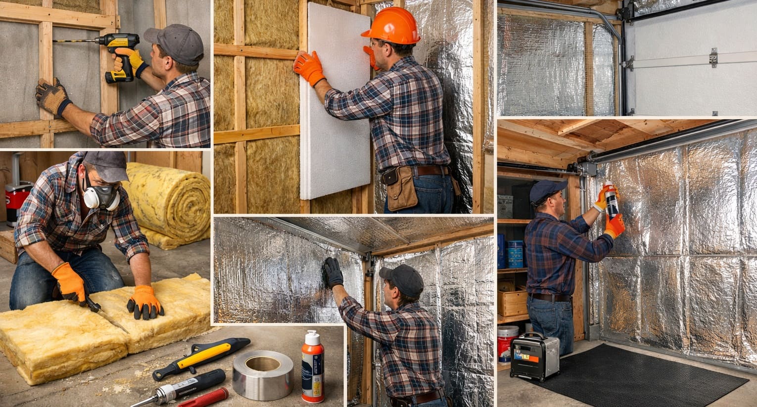 утепление гаража своими руками