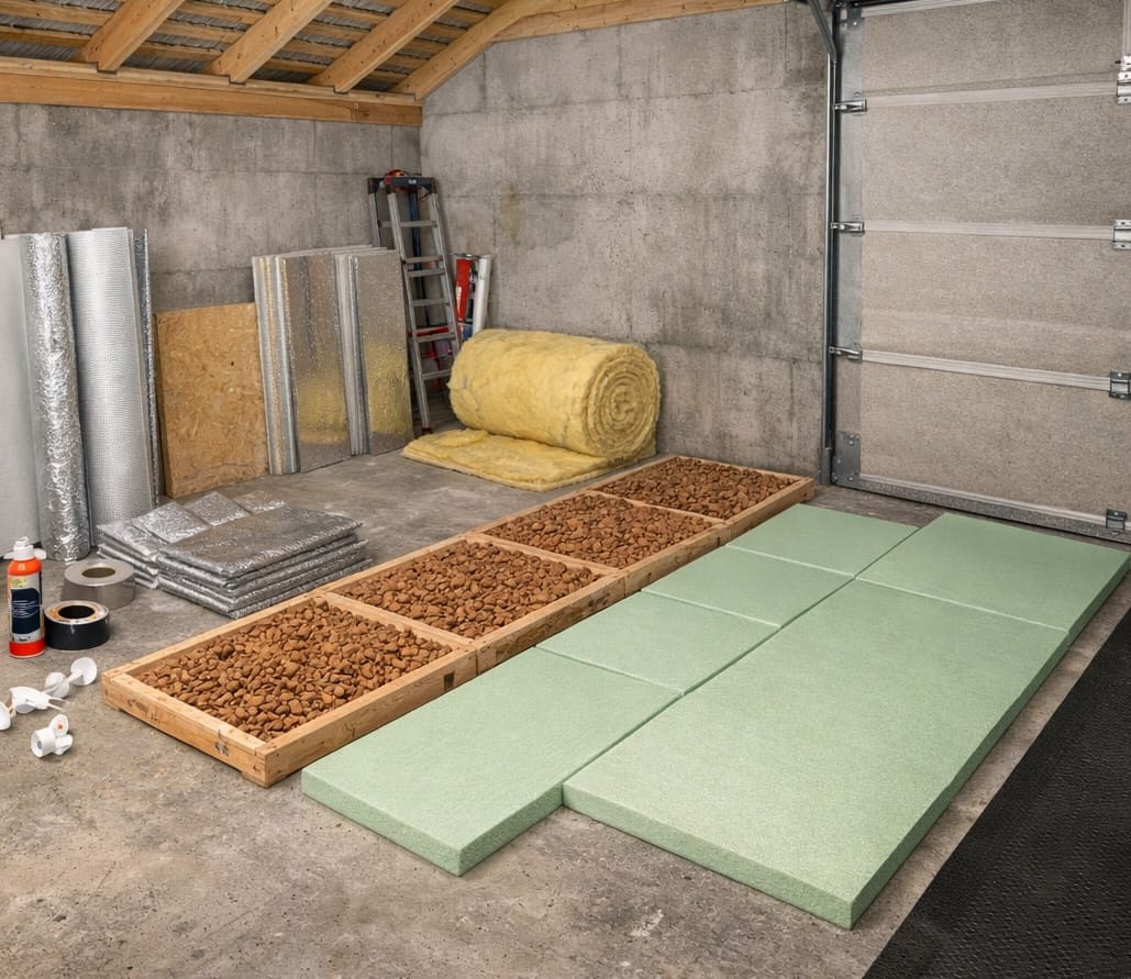 как утеплить гараж