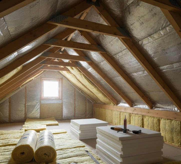 утепление мансарды